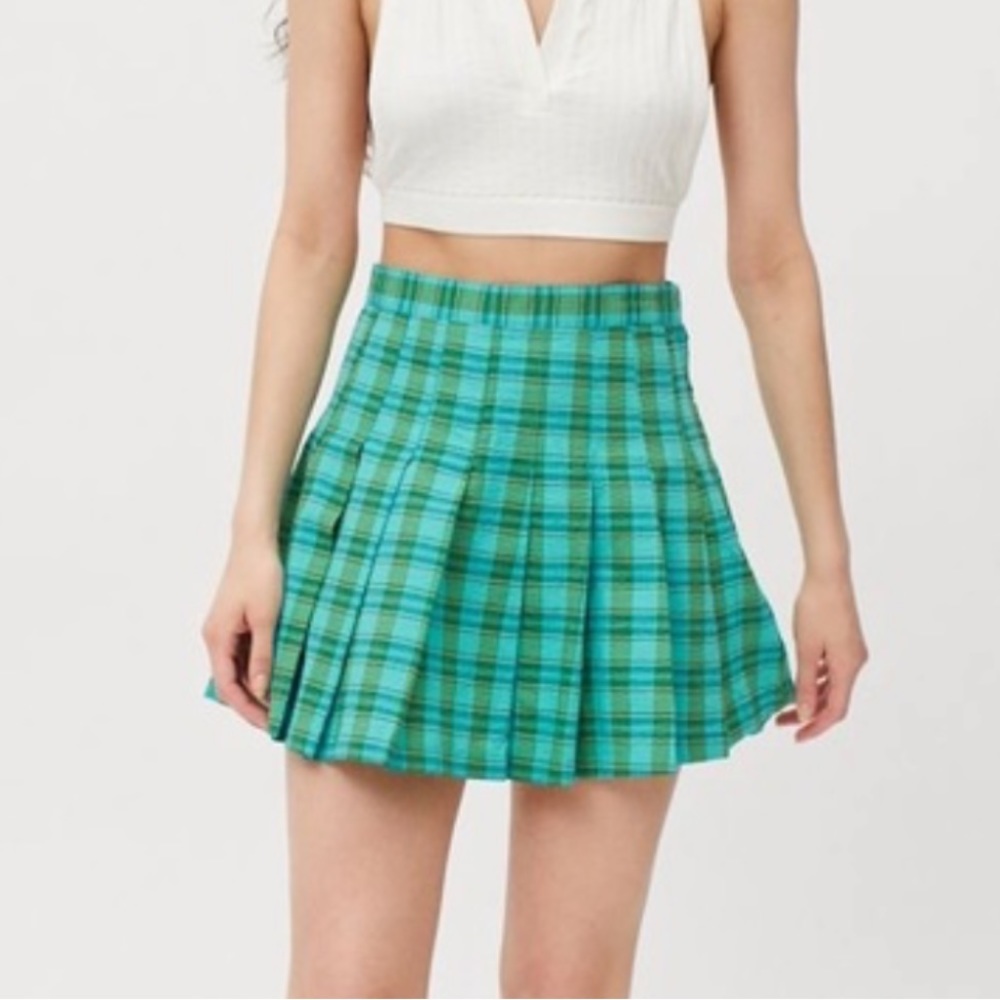 BNWT schoolgirl plaid cotton skirt
